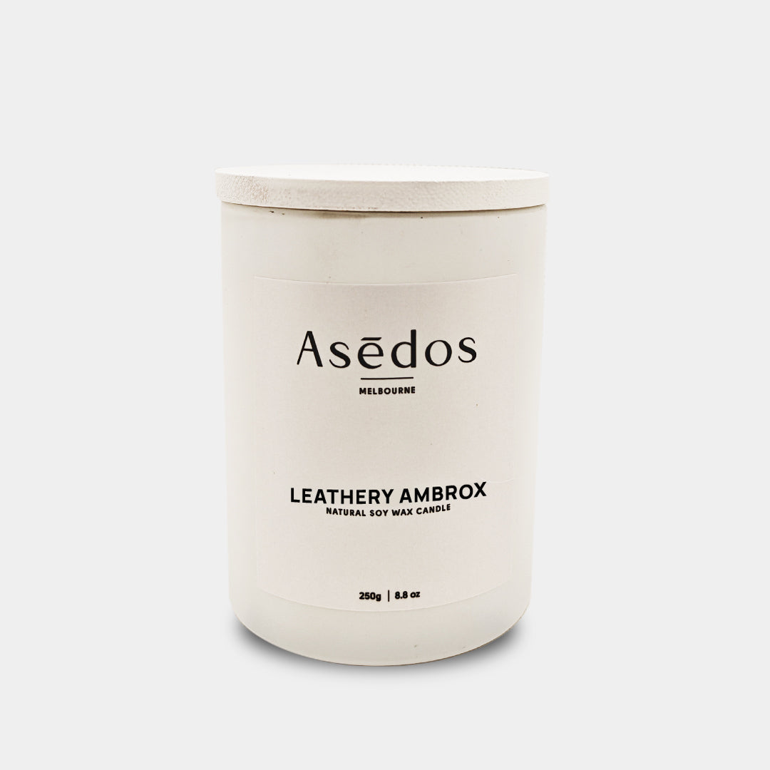 
                  
                    LEATHERY AMBROX CANDLE
                  
                